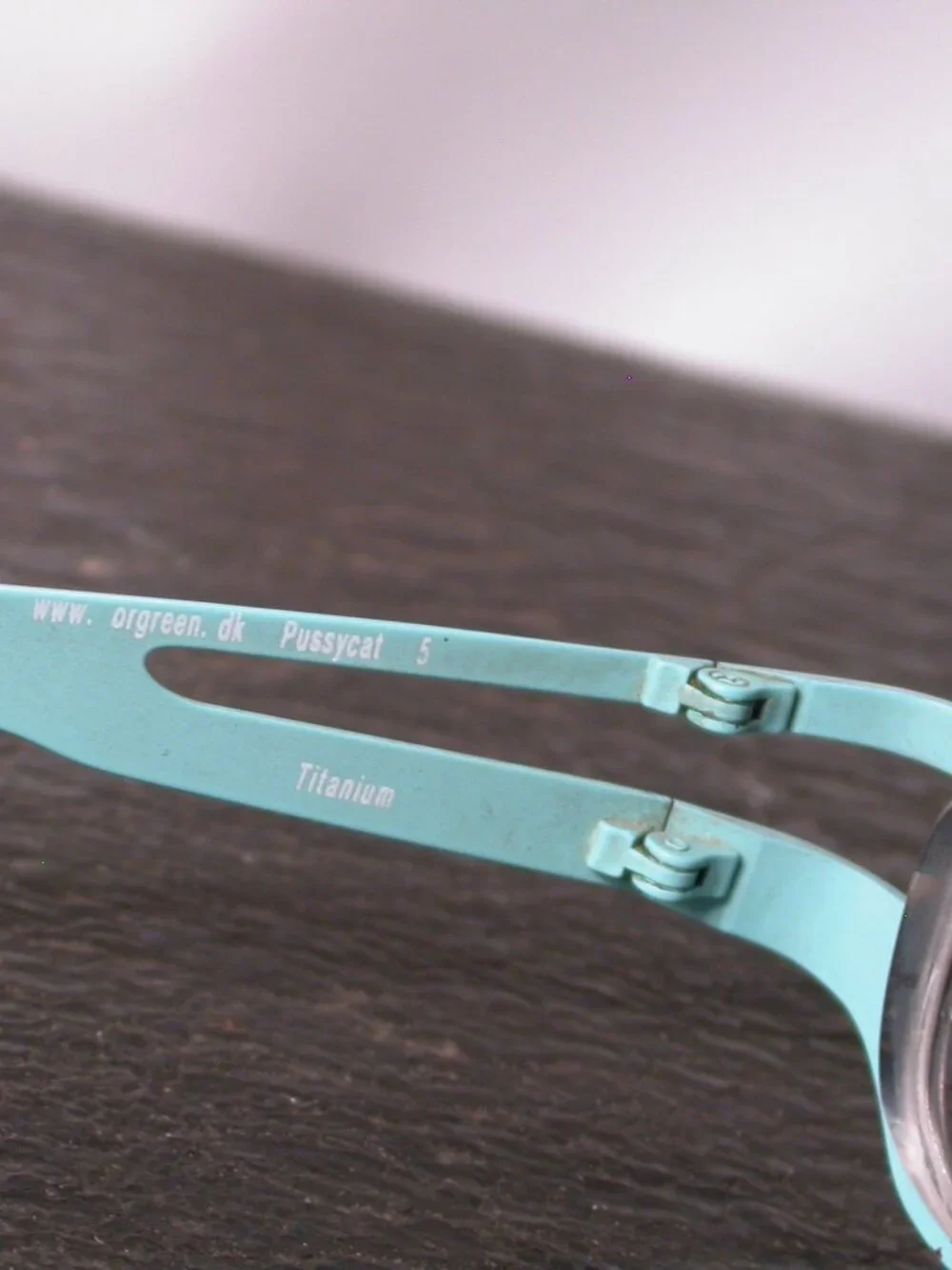 Orgreen Pussycat Blue and Purple Modern Eyeglasses Frames Made in Japan